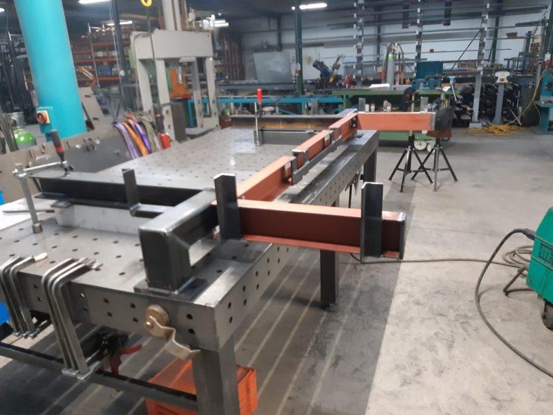 Chassis voor in machine